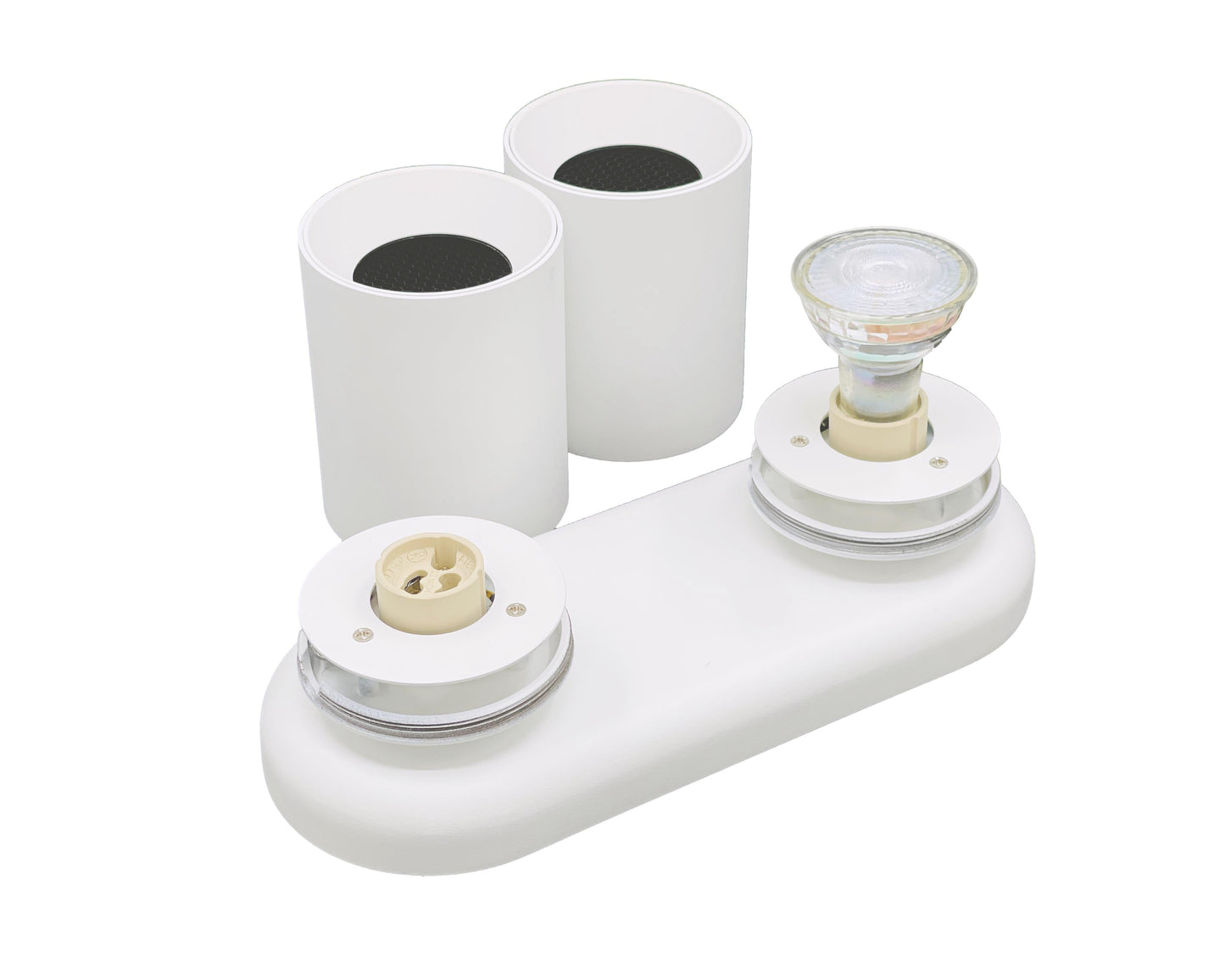 COLLOS DUO wit - dubbele opbouwspot GU10
