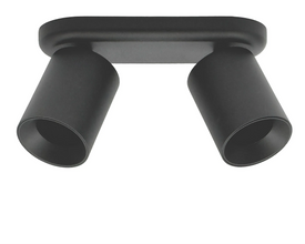 COLLOS DUO zwart - dubbele opbouwspot GU10