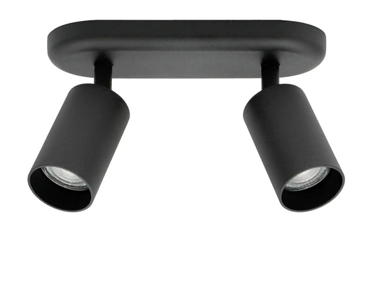 Surface-mounted spotlight MODERN DUO | GU10 | black
