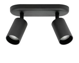 opbouwspot MODERN DUO | GU10 | zwart