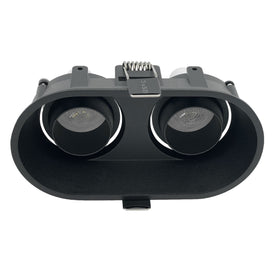 inbouwspot CAMELEO Dubbel GU10 zwart