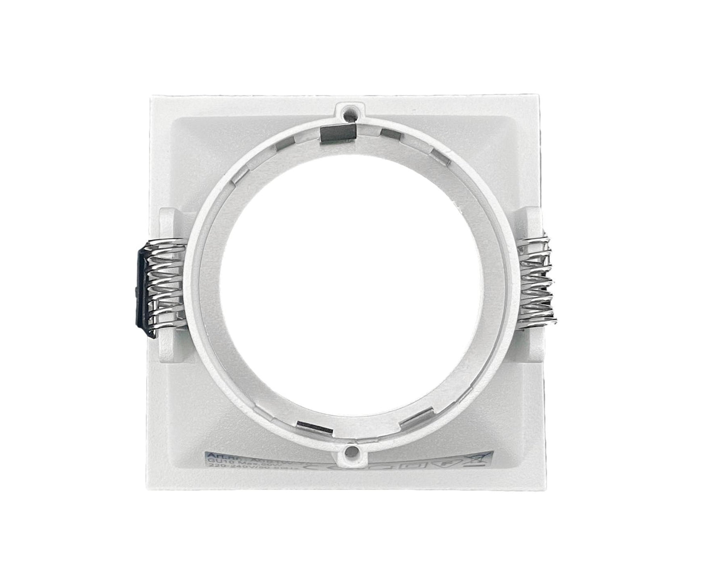 recessed spotlight SQUARE GU10 white