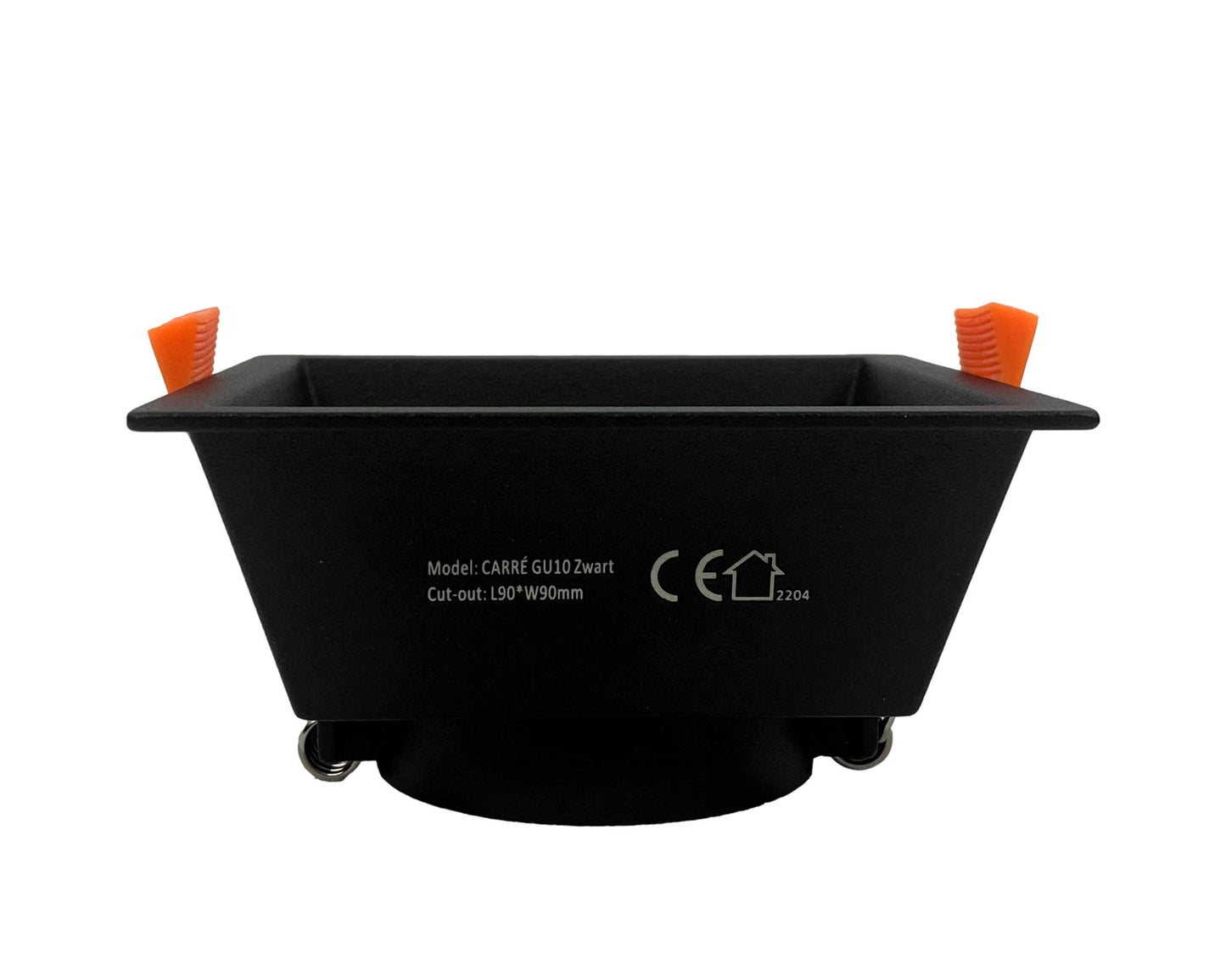 inbouwspot CARRÉ GU10 zwart