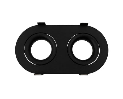 inbouwspot ESSENTIAL Dubbel GU10 zwart