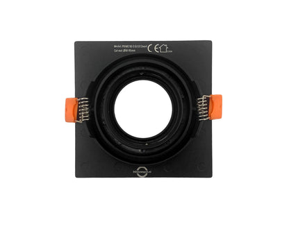 inbouwspot PRIME 90 vierkant GU10 zwart