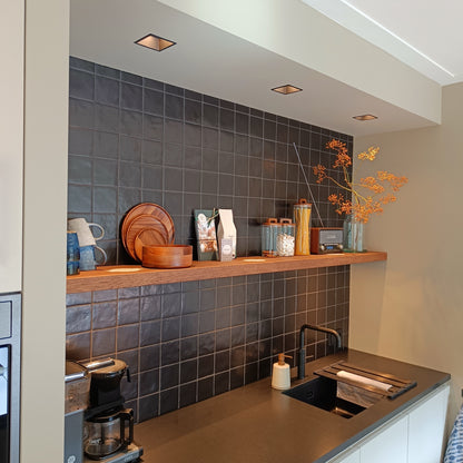 inbouwspot CARRÉ GU10 zwart