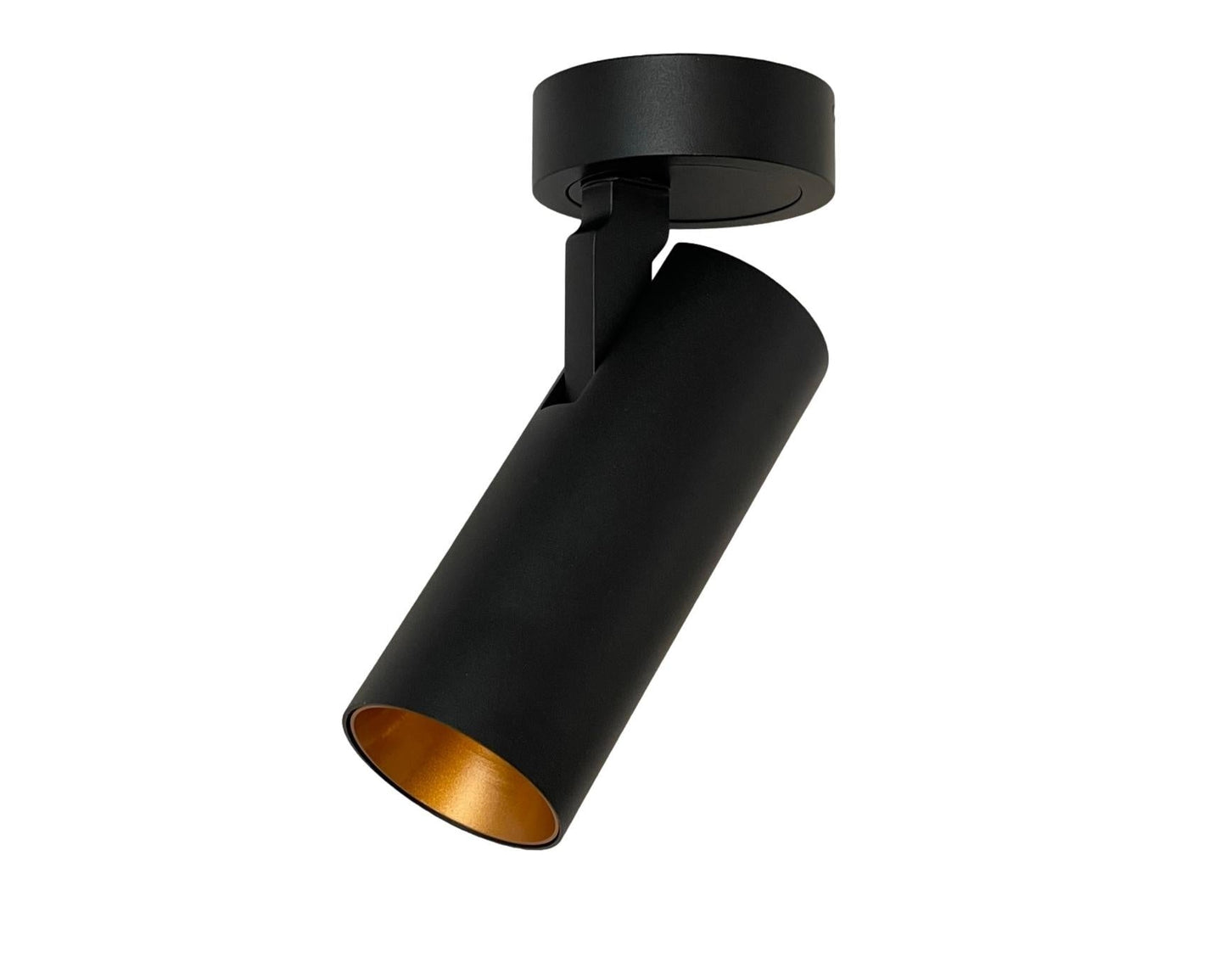 Opbouwspot SLIMM-50 zwart | goud