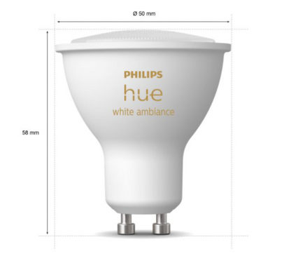 Philips HUE White Ambiance GU10 LED Lamp