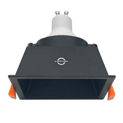 inbouwspot CARRÉ GU10 zwart
