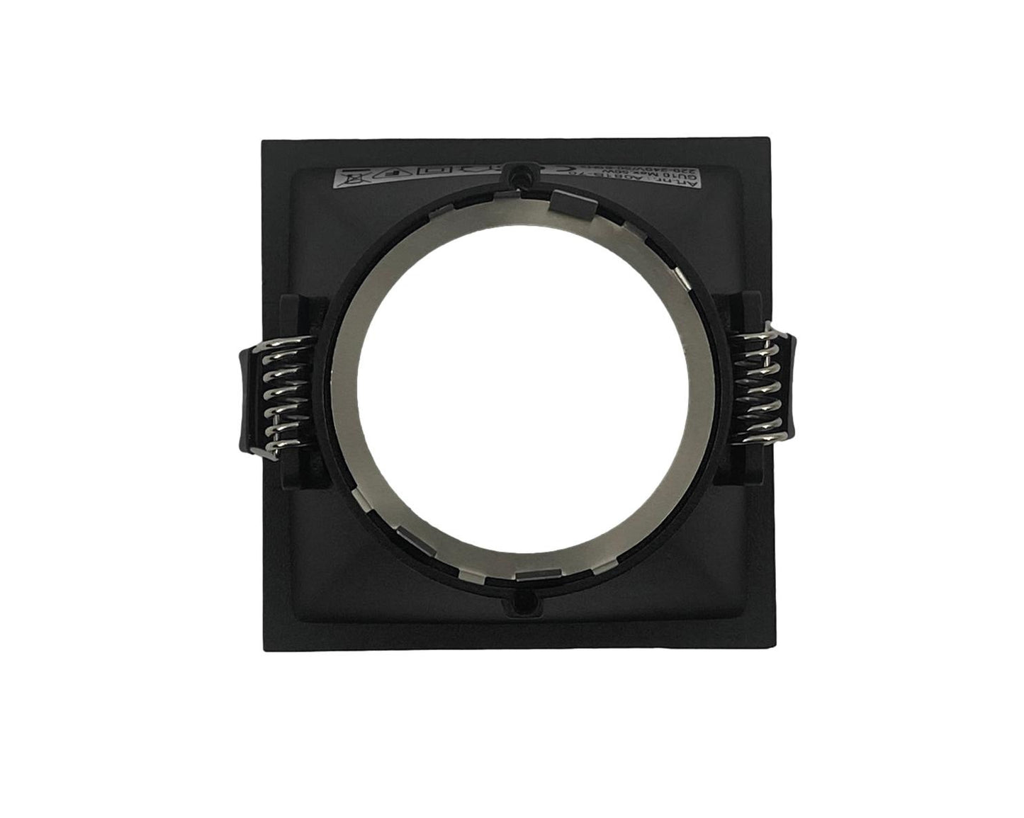 inbouwspot SQUARE GU10 zwart